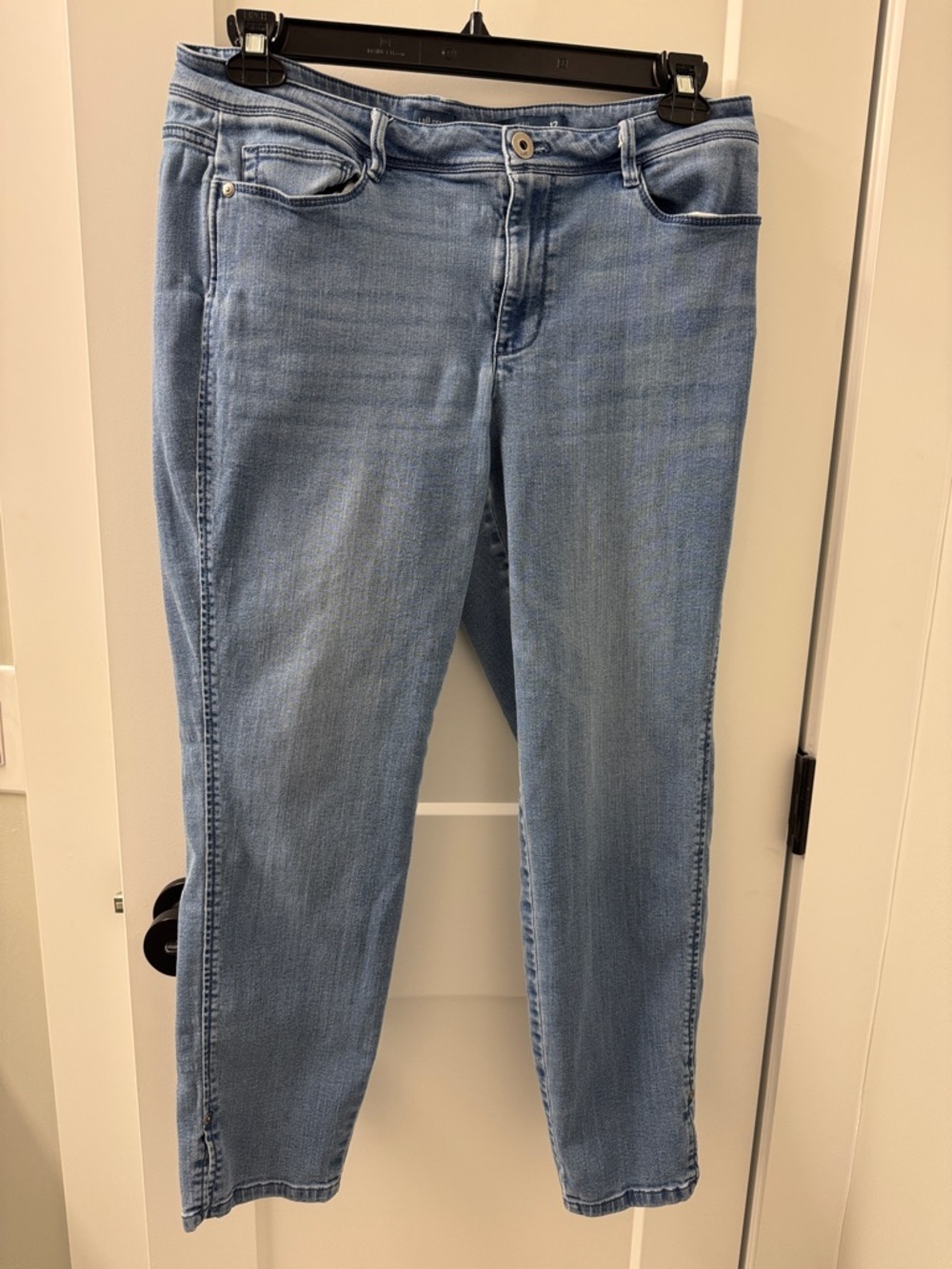 J. Jill Light Blue Straight-Leg Jeans